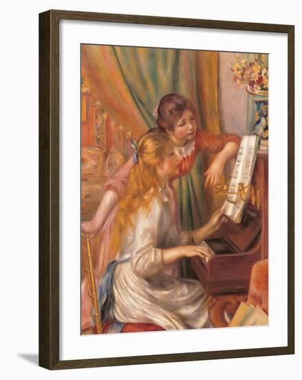 Girls at the Piano-Pierre-Auguste Renoir-Framed Giclee Print