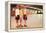 Girls at the Roller Rink-null-Framed Stretched Canvas