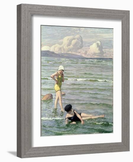Girls Bathing-Paul Fischer-Framed Giclee Print