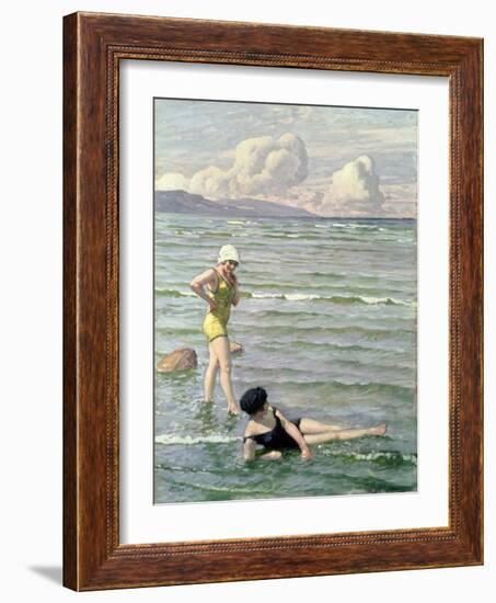 Girls Bathing-Paul Fischer-Framed Giclee Print