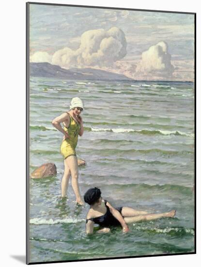 Girls Bathing-Paul Fischer-Mounted Giclee Print