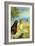 Girls by the Seaside-Pierre-Auguste Renoir-Framed Art Print