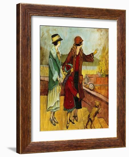 Girls & Cars II-Danielle Harrington-Framed Art Print