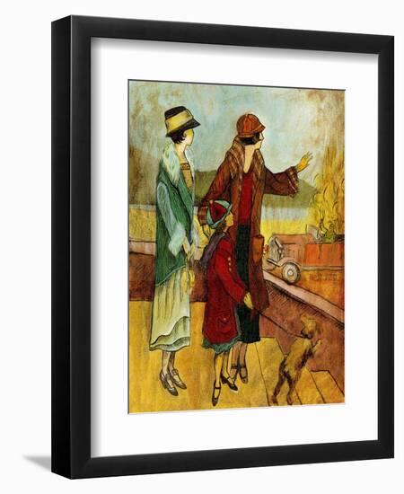 Girls & Cars II-Danielle Harrington-Framed Art Print