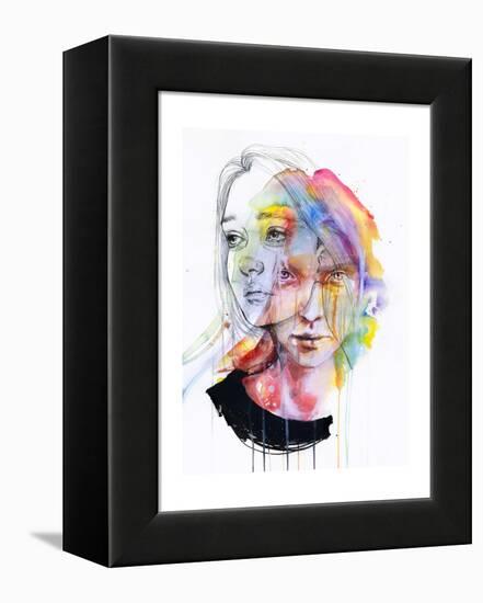 Girls Change Colors-Agnes Cecile-Framed Stretched Canvas