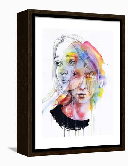 Girls Change Colors-Agnes Cecile-Framed Stretched Canvas