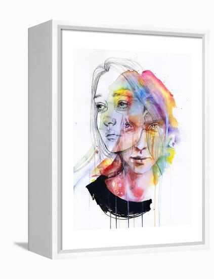 Girls Change Colors-Agnes Cecile-Framed Stretched Canvas