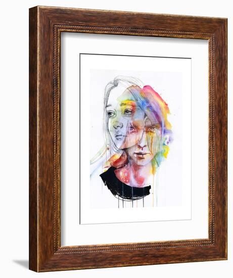 Girls Change Colors-Agnes Cecile-Framed Premium Giclee Print