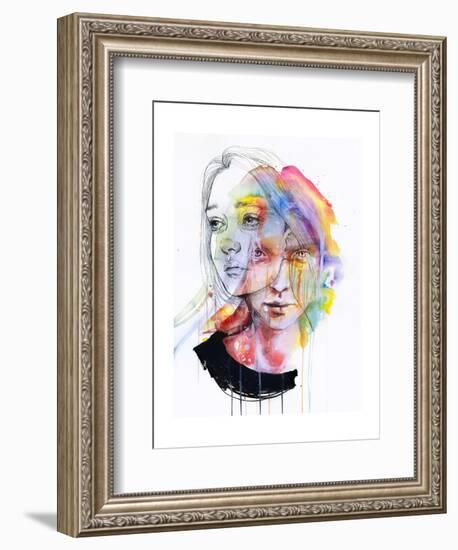 Girls Change Colors-Agnes Cecile-Framed Art Print