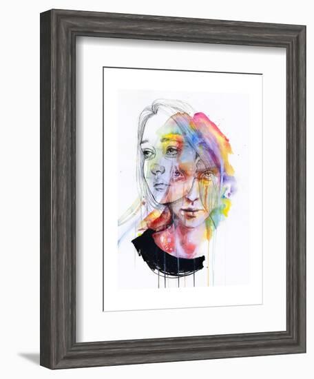 Girls Change Colors-Agnes Cecile-Framed Art Print