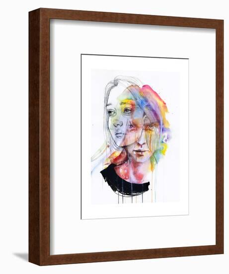 Girls Change Colors-Agnes Cecile-Framed Art Print