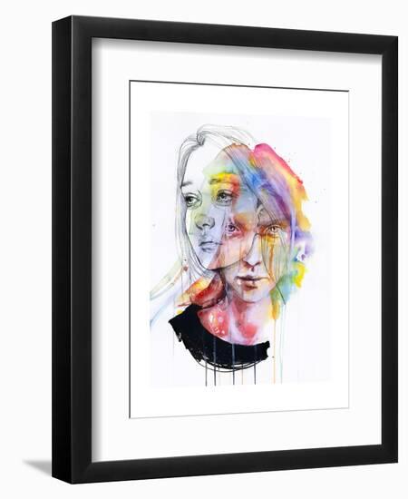 Girls Change Colors-Agnes Cecile-Framed Art Print