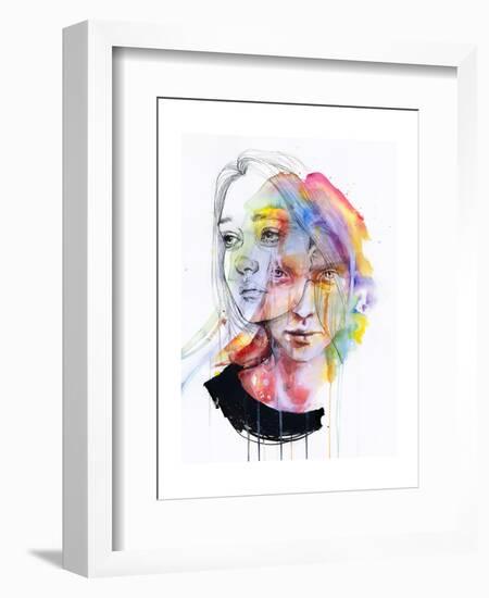 Girls Change Colors-Agnes Cecile-Framed Art Print