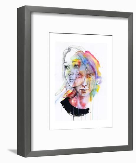 Girls Change Colors-Agnes Cecile-Framed Art Print