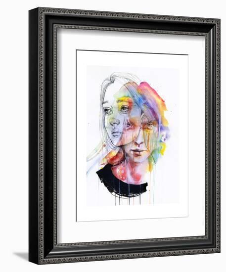 Girls Change Colors-Agnes Cecile-Framed Art Print