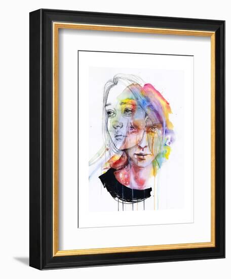 Girls Change Colors-Agnes Cecile-Framed Art Print