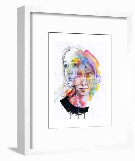 Girls Change Colors-Agnes Cecile-Framed Art Print