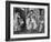 Girls Dancing the Can-Can at Baltarbarin Nightclub in Paris-null-Framed Photographic Print