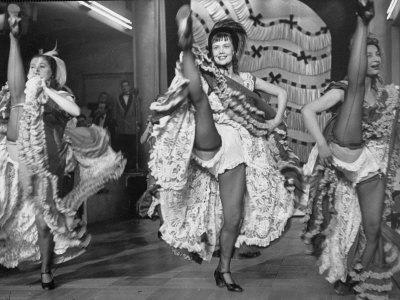 Girls Dancing the Can-Can at Baltarbarin Nightclub in Paris