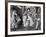 Girls Dancing the Can-Can at Baltarbarin Nightclub in Paris-null-Framed Photographic Print