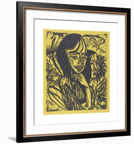 Girls from Fehmarn-Ernst Ludwig Kirchner-Framed Premium Giclee Print