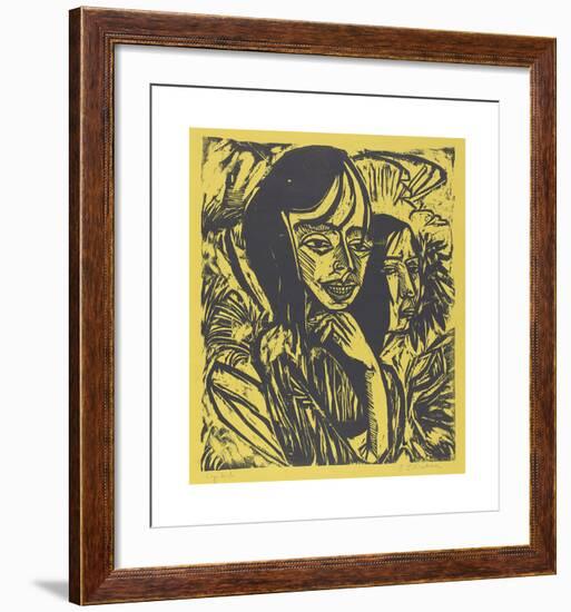 Girls from Fehmarn-Ernst Ludwig Kirchner-Framed Premium Giclee Print
