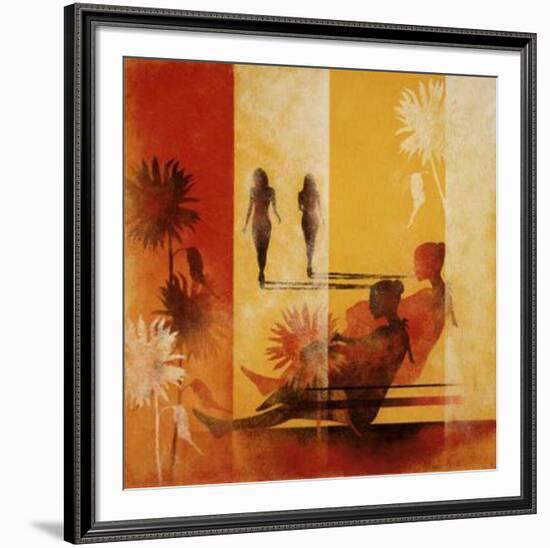 Girls from Ipanema II-L^ Morales-Framed Art Print