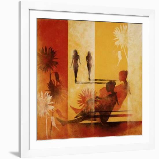 Girls from Ipanema II-L^ Morales-Framed Art Print