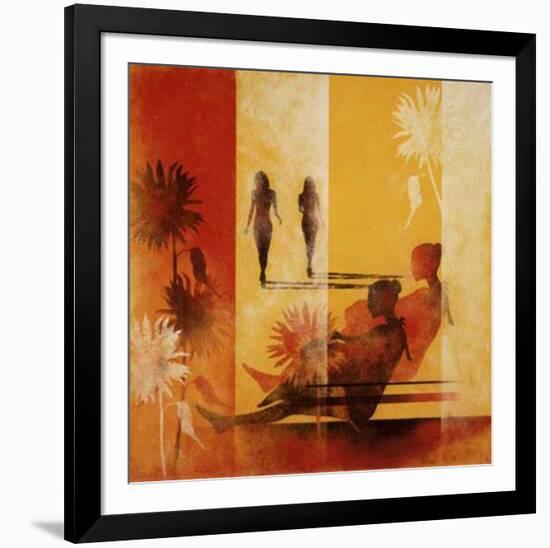 Girls from Ipanema II-L^ Morales-Framed Art Print