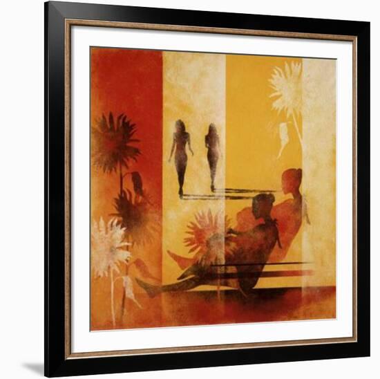 Girls from Ipanema II-L^ Morales-Framed Art Print