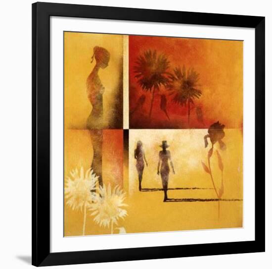 Girls from Ipanema V-L^ Morales-Framed Art Print