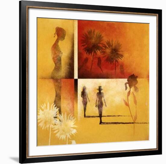 Girls from Ipanema V-L^ Morales-Framed Art Print