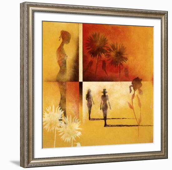 Girls from Ipanema V-L^ Morales-Framed Art Print