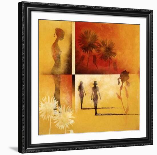 Girls from Ipanema V-L^ Morales-Framed Art Print