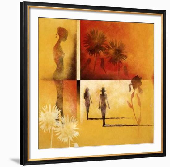 Girls from Ipanema V-L^ Morales-Framed Art Print