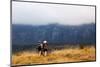 Girls hiking on a trail, Andringitra National Park, Ambalavao, central area, Madagascar, Africa-Christian Kober-Mounted Photographic Print