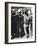 Girls in Bathing Suits Standing on Boardwalk with Sailors Who are on Leave-Peter Stackpole-Framed Photographic Print