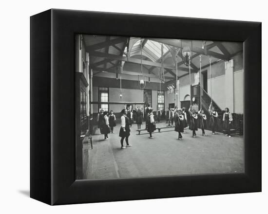 Girls in the Gymnasium, Fulham County Secondary School, London, 1908-null-Framed Premier Image Canvas