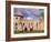 Girls in Traditional Dress Singing and Dancing in Spring-time Dandelion Fields, Latvia-Janis Miglavs-Framed Photographic Print