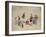 Girls Jumping on a See-Saw-Kim Junkeun-Framed Giclee Print