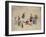 Girls Jumping on a See-Saw-Kim Junkeun-Framed Giclee Print