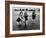 Girls of the Children's School of Modern Dancing, Playing at the Beach-Lisa Larsen-Framed Photographic Print