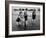 Girls of the Children's School of Modern Dancing, Playing at the Beach-Lisa Larsen-Framed Photographic Print