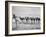 Girls of the Children's School of Modern Dancing, Rehearsing on the Beach-Lisa Larsen-Framed Photographic Print