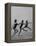 Girls of the Children's School of Modern Dancing, Rehearsing on the Beach-Lisa Larsen-Framed Premier Image Canvas