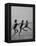 Girls of the Children's School of Modern Dancing, Rehearsing on the Beach-Lisa Larsen-Framed Premier Image Canvas