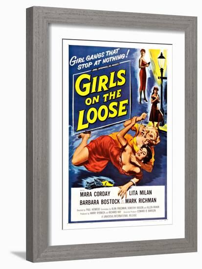 Girls on the Loose-null-Framed Art Print