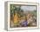 Girls Playing Battledore and Shuttlecock-Pierre-Auguste Renoir-Framed Premier Image Canvas