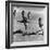 Girls Playing Hopscotch in the Street-Ralph Morse-Framed Photographic Print