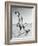 Girls Playing Leapfrog on Beach-Philip Gendreau-Framed Photographic Print